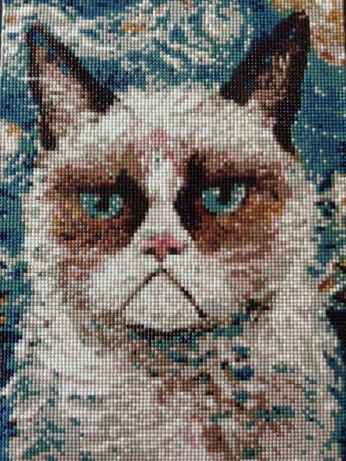 Diamond Art: Grumpy Cat