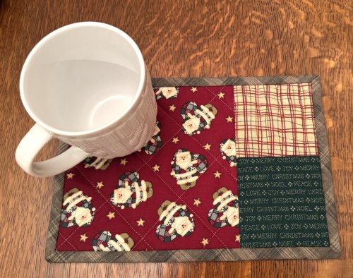 Santa Mug Rug