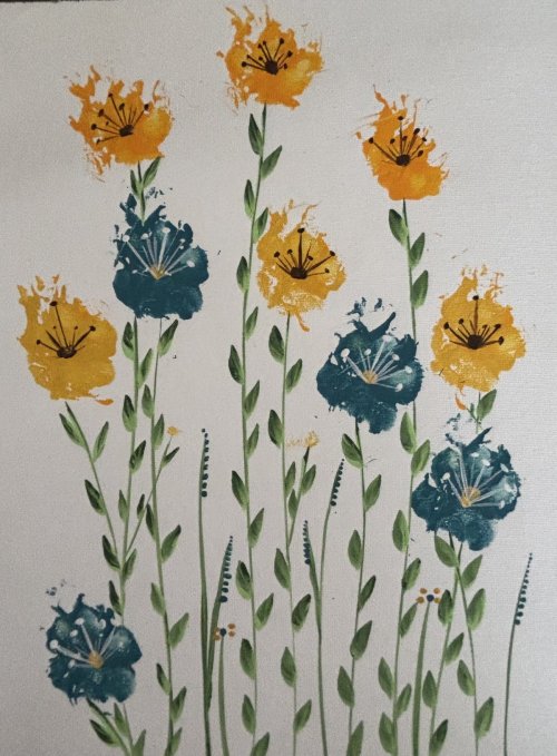 Bisque Paw Print Art