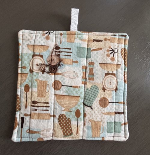 Kitchen Print Pot Holder